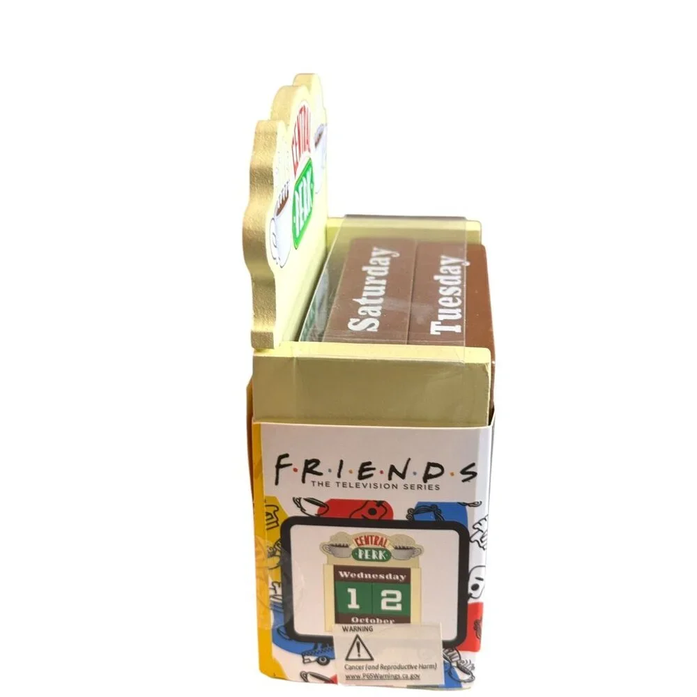 Friends Central Perk Perpetual Calendar Desk Organizer